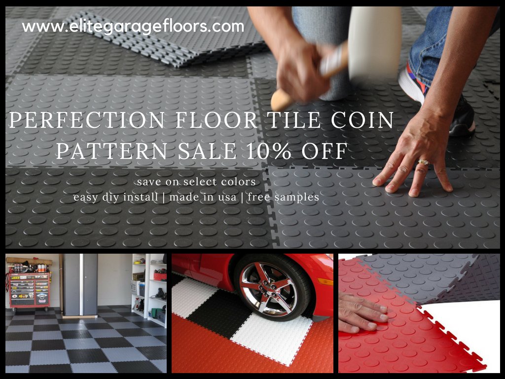 Perfection Floor Tile Coin Pattern Tiles